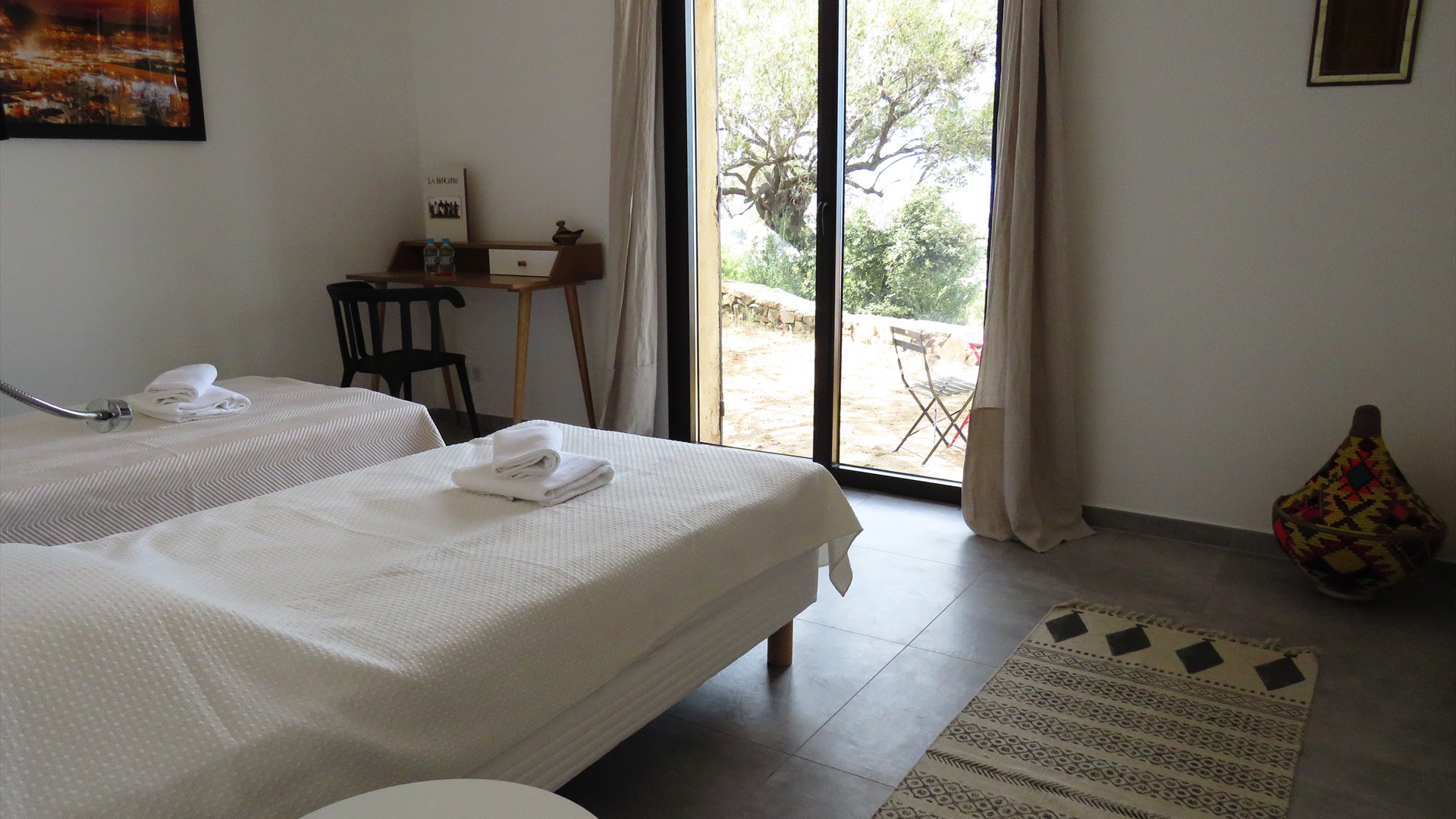 Chambre twin supérieur vue mer