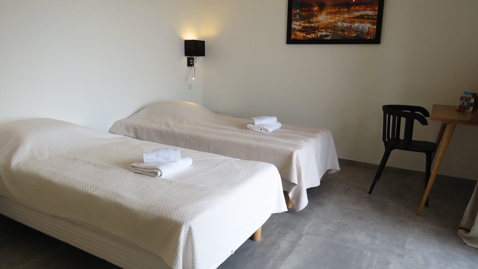 Chambre twin supérieur vue mer