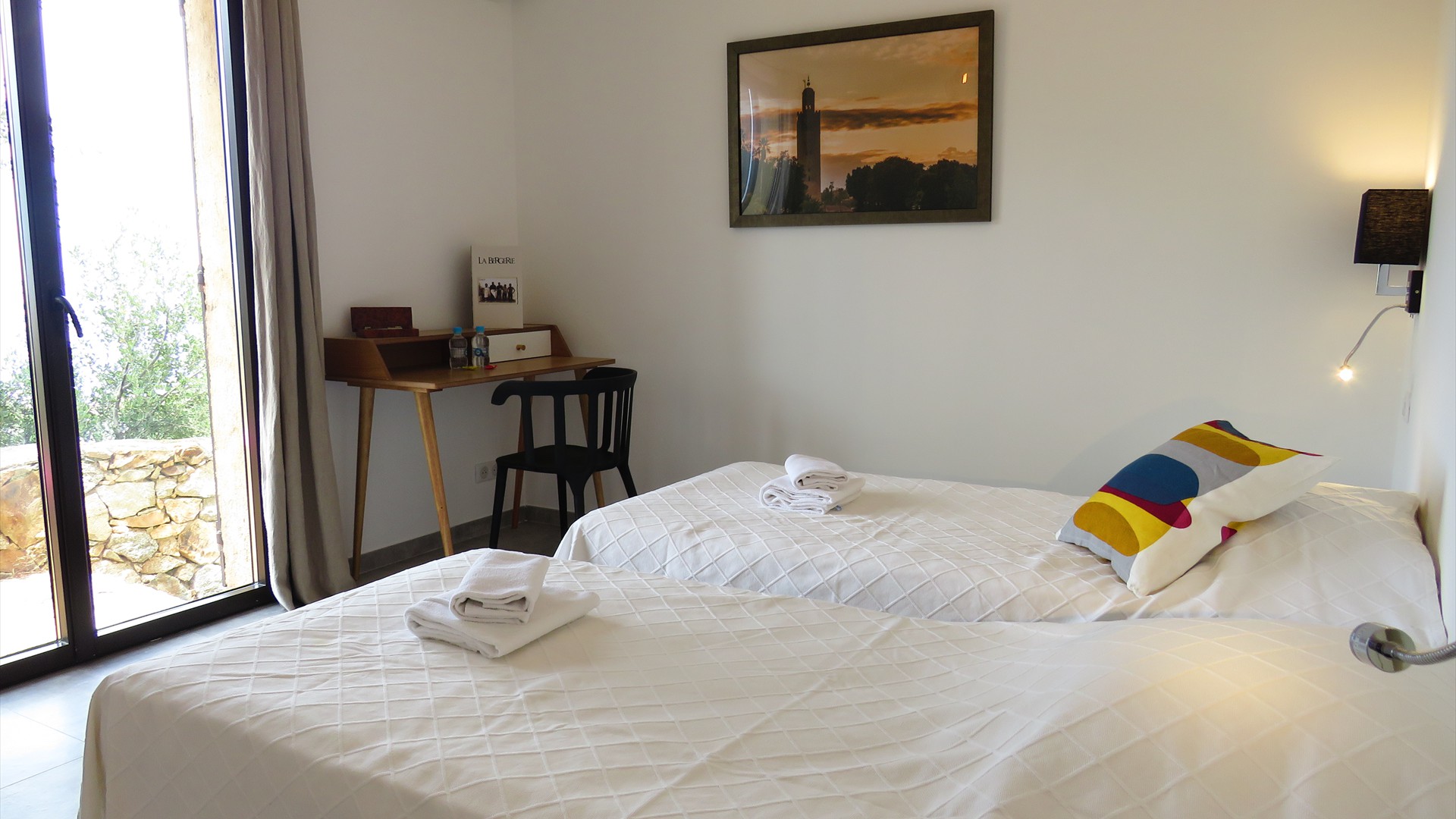 Chambre twin supérieur vue mer